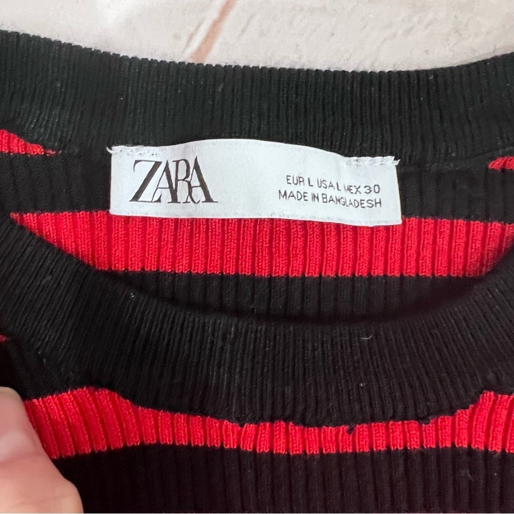 Zara Blogger’s Favorite Striped Ribbed Top & Skirt Set - Picture 11 of 12
